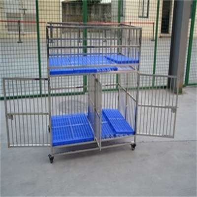 double layer running stainless steel pet house 125*75*115cm cm